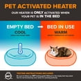 thumbnail image 6 of K&H Pet Products Thermo Pet Cuddler Indoor Heated Donut Cat Bed Gray 22 X 7 Inches, 6 of 9