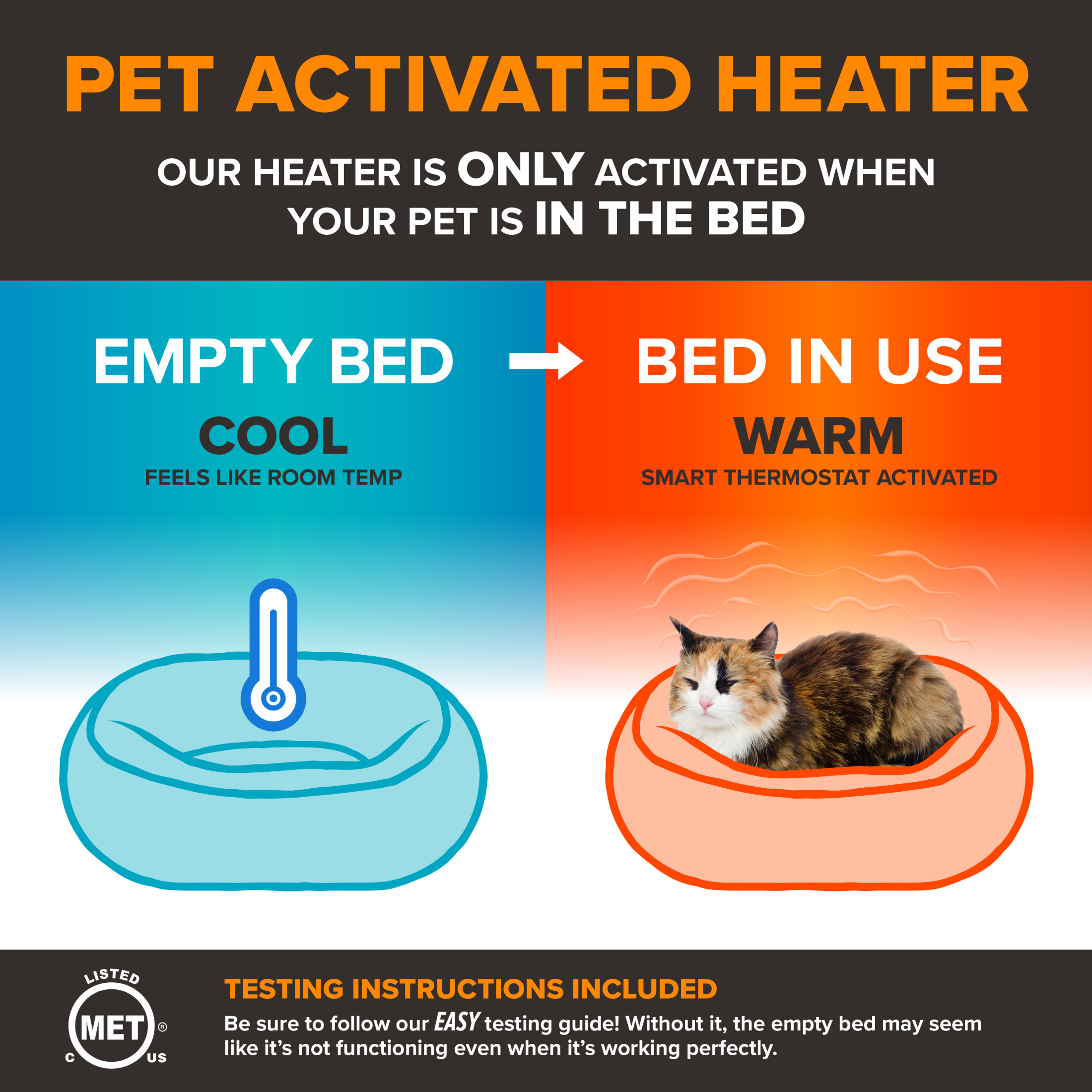 K&H Pet Products Thermo-Snuggle Cup Bomber Heated Cat Bed photo 5