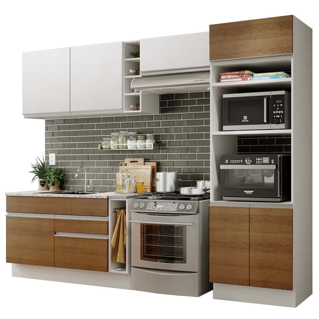 Cocina Integral Completa Modular Madesa Glamy 290cm MB 02