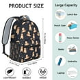 thumbnail image 6 of Goldendoodle Dog Backpack for School,Cute School Bag,Schoolbag with Adjustable Shoulder Straps & Padded Back,15.3"x11"x6.7", 6 of 6