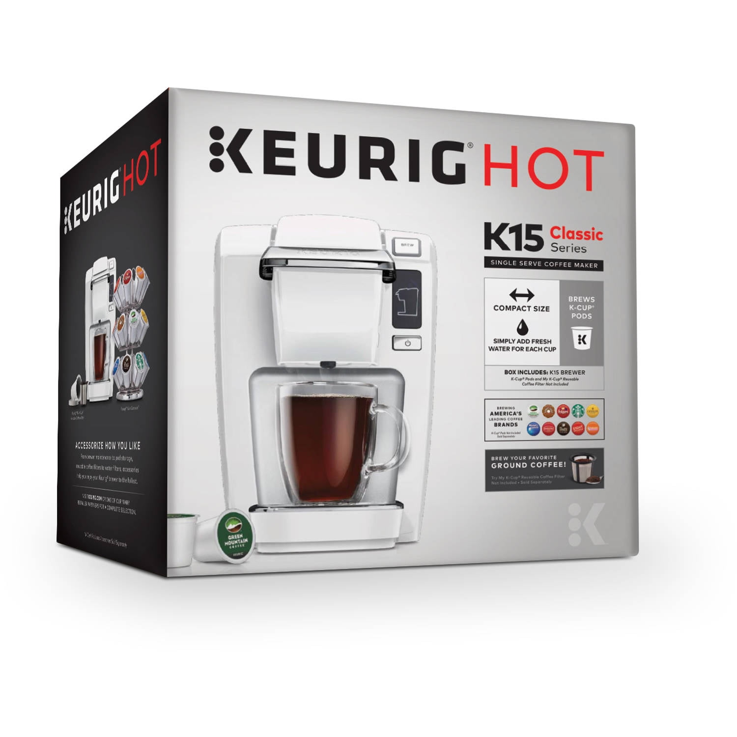 Keurig K15 Coffee Maker White New Packaging Keurig K15 Coffee Maker White New Packaging
