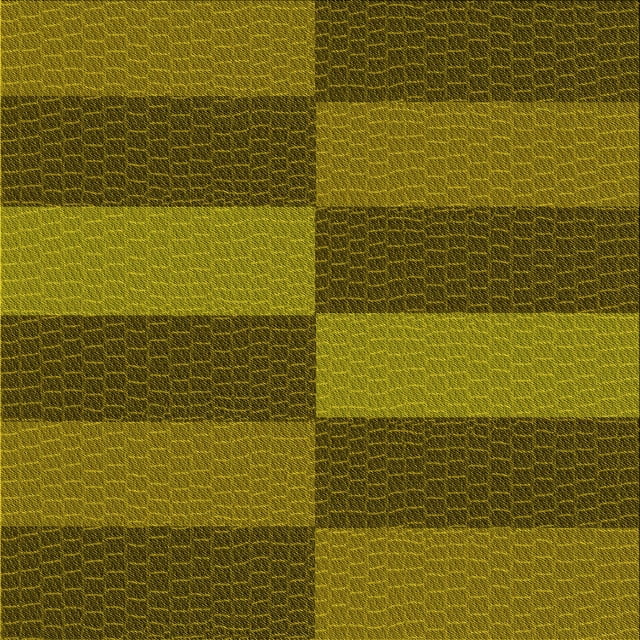Ahgly Company Machine Washable Indoor Square Transitional Dark Golden Rod Brown Area Rugs, 5' Square