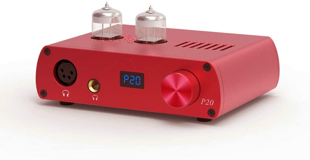 Red LOXJIE P20 Full Balance Tube Amplifier Headphone Power Amplifier 