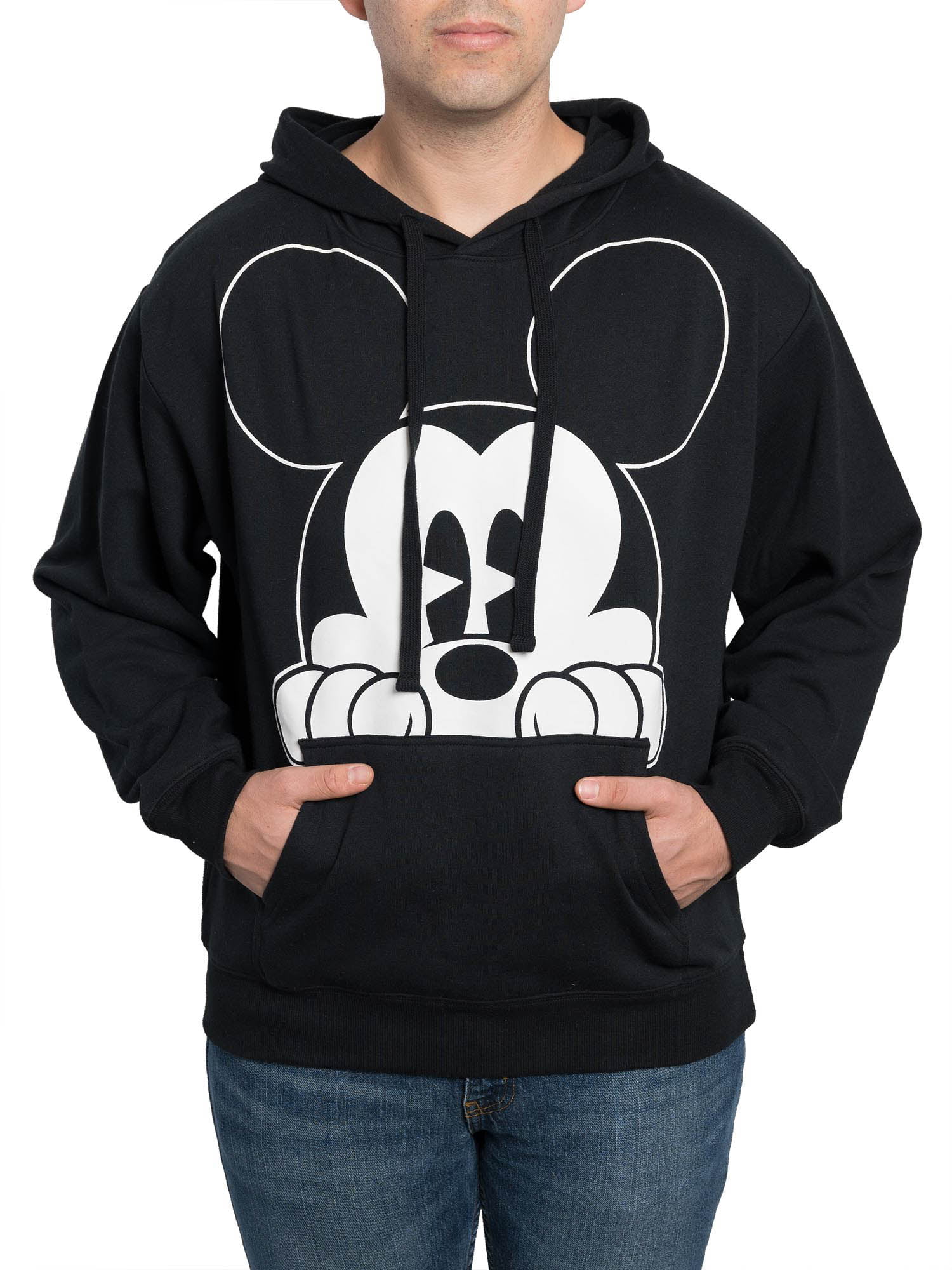 Disney Disney Mens Mickey Mouse Hoodie Pullover