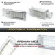 thumbnail image 3 of Car Footwell Light Trunk Light for - A4 A6 C7 R8 TT Q5 Q3 A8 S3 RS6 4B0947415 4B0947415A 4E0947415, 3 of 5