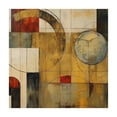 thumbnail image 4 of WYYP Geometric Abstract Art Square Tablecloth Outdoor Fitted 100% Polyester Fiber 36*36, 4 of 8