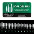 thumbnail image 4 of OOKWE 550Pcs Soft Gel Full Cover Nail Tips Fake Nails Press On Nails Artificial Nails, 4 of 19