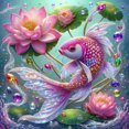 thumbnail image 1 of 5d DIY PINTURA KIT KOI Del Arte 30x30cm, 1 of 9