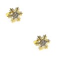 thumbnail image 2 of Advancent Ajuste de la Decoración Navidad Copo de nieve Diseño Servilletas Círculos Toalla Hebilla para la familia occidental Hotel Boda Fiesta Type1 NO1 Advancent CBP262801, 2 of 6