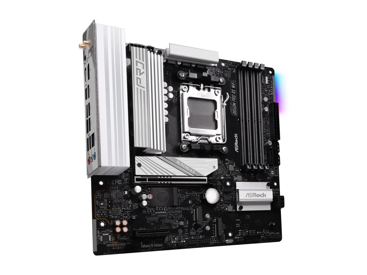 ASRock B850M PRO RS WIFI AM5 AMD B850 SATA 6Gb/s Micro ATX Motherboard
