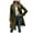 Green, variant on Trench Coat Women Fall Coats Women's Solid Color Thin Double Belted Windscreen Coat Loose Casual Windbreaker Coat
