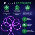 thumbnail image 7 of Tupkee LED Black Light Rope Light - 24 Feet, Indoor Outdoor - 10MM Diameter - 144 LED Long Life Blacklight Bulbs Rope Tube Lights - for Birthday Halloween Stage Fluorescent Glow Party Home Decoration, 7 of 7