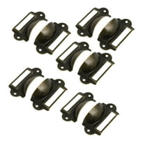 Unique Bargains 69mmx39mm Furniture Metal Pull Handle 2-1/4 inch Hole Centers Bronze Tone 10Pcs