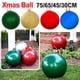 thumbnail image 4 of Bola inflable navideña de PVC de 30/45/65/75 cm, bola inflable de 8 colores decorada con estacas para sujetar la bola. Feliz año nuevo, 4 of 5