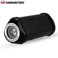 thumbnail image 1 of Monster Firecracker Haut-Parleur Bluetooth Sans Fil Stéréo Basses Barre de Son Étanche IPX5 Colonne DEL Intégrée Haut-Parleur Portable Noir, 1 of 1