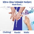 thumbnail image 4 of Crayola Ultra-Clean Washable Broad Line Markers, 20 Ct, Back to School Supplies, Classic Colors, Classroom Must Haves, Gifts for Teachers and Kids, Ages 3+, 4 of 12
