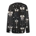thumbnail image 6 of Women Love Heart Graphic Oversized Sweaters Valentine Cute Cardigan Open Front Button Clothes, 6 of 6