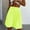 Yellow, variant on TRUBKH shorts for women bermuda shorts for women womens shorts with pockets long shorts for women lounge shorts women Women Casual Multicolor Suit Shorts Zipper Pocket Cropped Shorts Black L