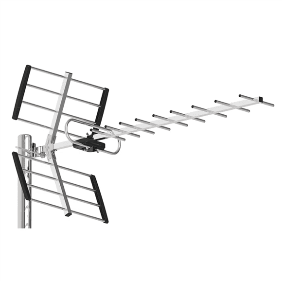 Outdoor Digital High-Definition TV Antenna HD with Up to 200 Mile Range Attic or Roof TV Antenna Free 4K TV Channels