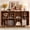 Walnut-8 Cube, variant on Whalefall 8 Cube Storage Bookcase, Horizontal Organizer Shelf 2 Tier, Walnut