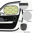 thumbnail image 6 of Yuyamidu Ladybug Car Shade for Side Windows Flower Car Window Shade Sun Glare UV Protection 2 Pack Green Rear Window Sunshade for Car Travel Accessories, 6 of 7