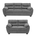 thumbnail image 1 of Sala 3-2 TRINITY Monza 2 Piezas (Sofá, Love Seat) Gris Tormenta Para Sala, 1 of 8