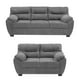 thumbnail image 1 of Sala 3-2 TRINITY Monza 2 Piezas (Sofá, Love Seat) Gris Tormenta Para Sala, 1 of 8