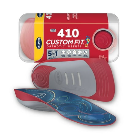 Dr. Scholl’s® Custom Fit® Foot Orthotics 3/4 Length Inserts, CF 410, All-Day Pain Relief for Feet