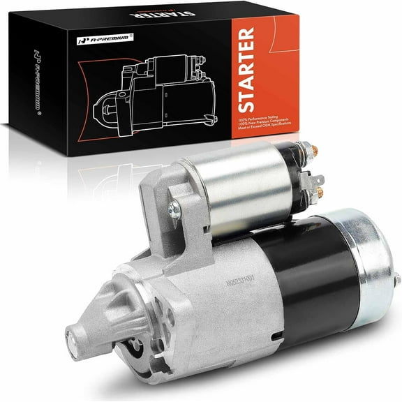 A-Premium Starter Motor Compatible with Chevrolet Tracker 2000-2004 & Suzuki Vitara 2000-2003, 2.0L 2.5L, 12V 1.4KW 8-Teeth Clockwise