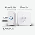 thumbnail image 3 of Kootion Smart Plug 3 Pack Wifi Enabled Mini Outlets Smart Socket, Compatible with Google Assistant, No Hub Required, Timing Remote Control, 3 of 8