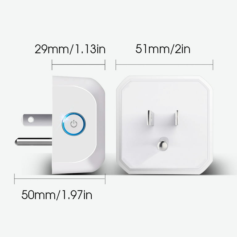 Indoor/Outdoor Smart Plug, Wi-Fi Outlet with 3 Sockets Compatible with –  XoomBot