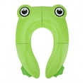 thumbnail image 3 of Cojín para asiento de orinal plegable para niños pequeños y bebés, almohadilla de asiento segura para entrenamiento de inodoro, color verde, 3 of 14