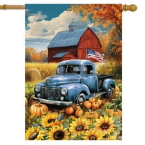 Briarwood Lane American Fall Farm House Flag