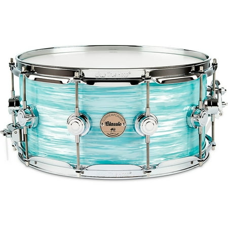 - DW Contemporary Classic Finish Ply Snare Drum Nickel Hardware 14 x 6.5 in.