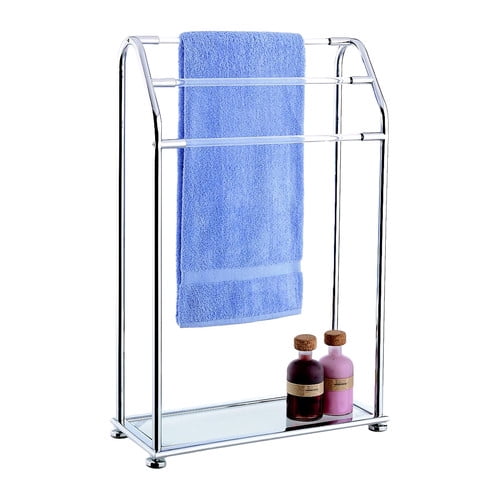 Organize It All Acrylic Free Standing Towel Stand