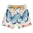 thumbnail image 2 of Butterfly and Rose Boys Swim Trunks Quick Dry Boy Swim Shorts for 3-14 Years, 2 of 8