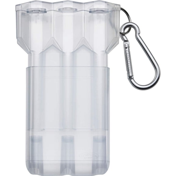 Casemaster by GLD Products Nomad Adjustable Dart Case Clear with Carabiner - Fits Steel and Soft Tip Darts up to 6.5 inches
