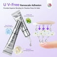 thumbnail image 3 of SAVILAND Advanced U V-Free Nail Glue Gel:  2 PC Gel Nail Glue for Press Ons 30-Day Long Wear Nail Gel Glue Set Extra-Strong Gel Glue for Nails Rich in Castor Oil & VE Fast Air Dry for Pastel Nails, 3 of 7