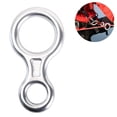 thumbnail image 1 of Eighth Abseil Device Climbing 8 Descender, Sagging Rappel Rock Climbing Descending Belaying Equipment Rappel Device For Outdoor Recreation, Strong Safe Durable, 1 of 5