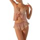 thumbnail image 1 of Gibobby Lencería sexy para mujer Conjunto de lencería sexy para mujer con liguero, brasier de encaje y bragas conjunto de tirantes exóticos(Rosa, Talla única), 1 of 4