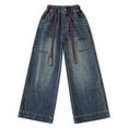 thumbnail image 1 of THJRPQJFD Jeans Évasés Rouges Jeans 5t Pantalons de Gym Vêtements pour Ados Vêtements Filles 14-16 Vêtements Fille 6-12 Mois Vêtements de Yoga Vêtements Ados Vêtements 3t, 1 of 8