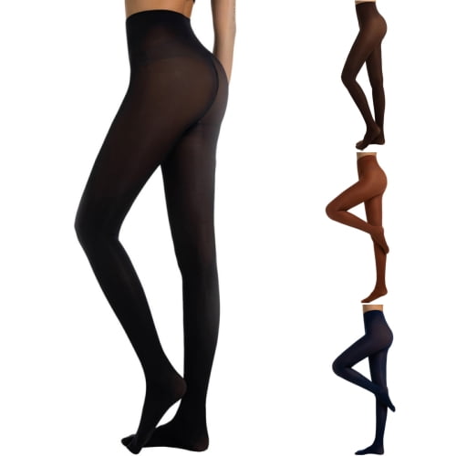 ATENAR Pantyhose For Women,Sheer Pantyhose,Tights For Women,Shaping,Compression,Solid,Black,S(US:4)