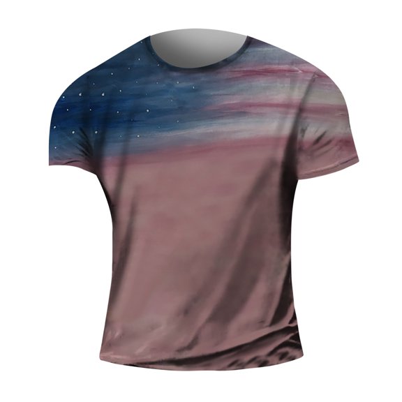 Caqnni Mens Spring Summer Casual Sports Wicking Lapel Short Sleeve T Shirt T Shirts for Men Mens Shirts(Pink,L)