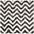 thumbnail image 6 of SAFAVIEH Barcelona Carmella Geometric Shag Area Rug, Graphite/Ivory, 9' x 12', 6 of 8