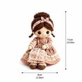 thumbnail image 3 of Doll Sewing Kit for Beginners Diy Felt Doll Craft Set Girl Birthday Gift Set for Hobbyists and Crafters Complete Fabric Doll Making Supplies for Handmade Projects, 3 of 7