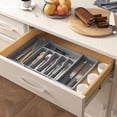 thumbnail image 4 of relayinert Premium Drawer Tray For Durable And Stylish Storage Solution Large Capacity Expandable Drawer Tray black, 4 of 6