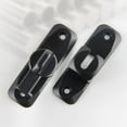 thumbnail image 4 of Zinc Alloy Lock Cam Cylinder Locks No Punching Sliding Door Lock Anti-theft Buckle Door Bolt Sliding Door Latch BLACK, 4 of 8