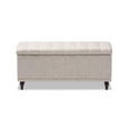 thumbnail image 3 of Banc de Rangement Kaylee Beige, 3 of 8
