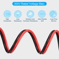 thumbnail image 3 of Unique Bargains Electrical Wire Cable 8AWG 10ft 2468 Electrical Wire PVC Copper Red Black Cable for LED Strips Lamps Lighting, 3 of 7