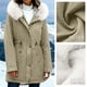 thumbnail image 5 of AUNVITO Women's Winter Parka Fleece Lined Hooded Drawstring Windproof Casual Warm Coat, 5 of 9
